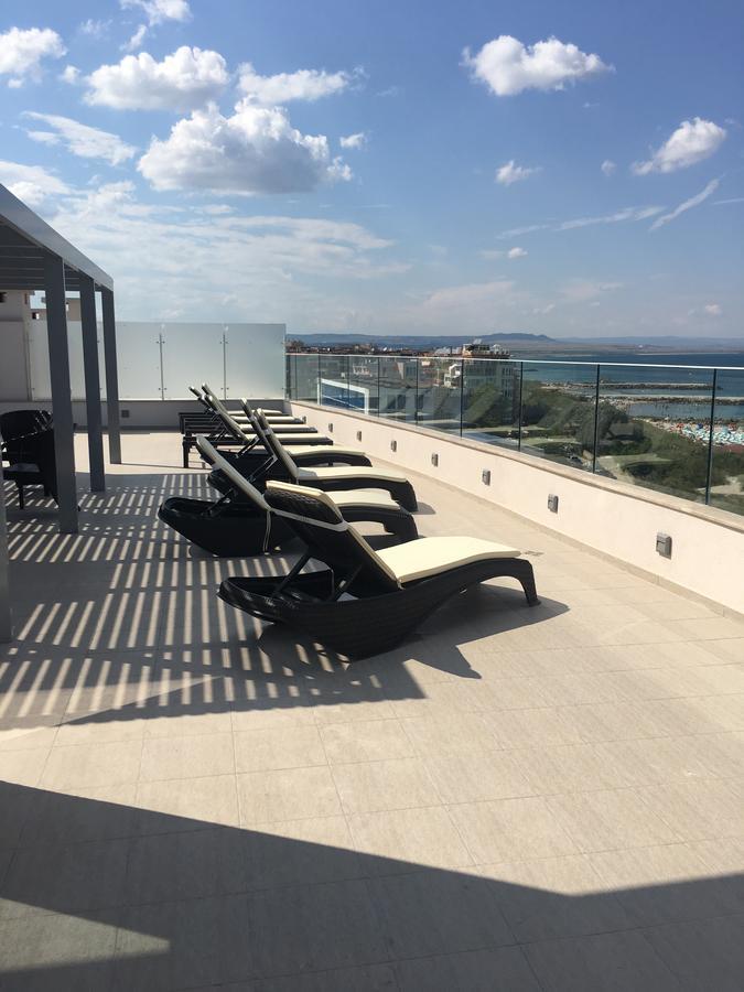 Ferienwohnung Golden Sea View Penthouse Pomorie Exterior foto